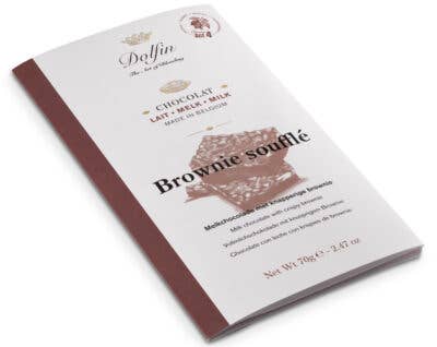 70g tablet - 37% puffed brownies milk - Lev Logisk