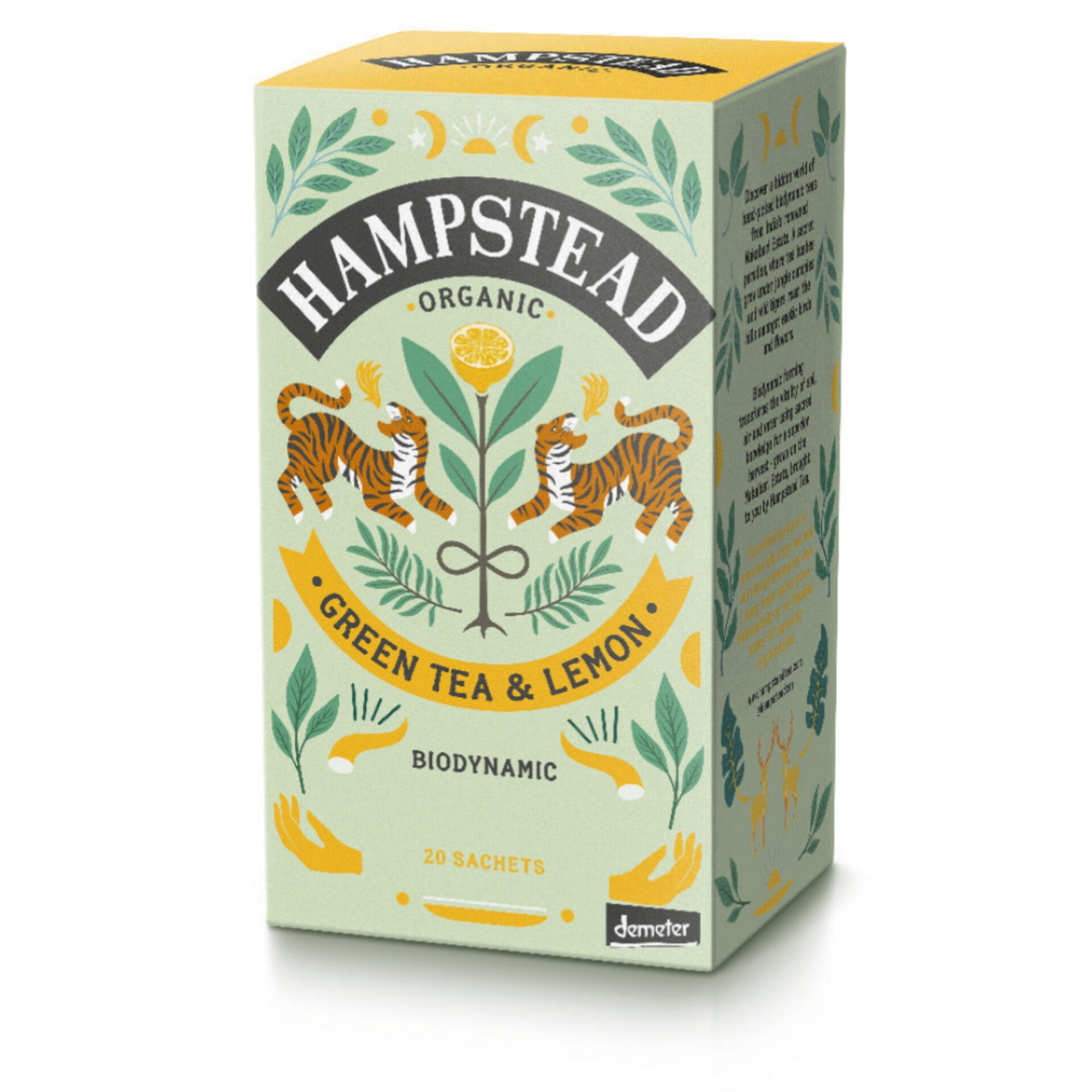 Green tea & Lemon økologisk te -Hampstead