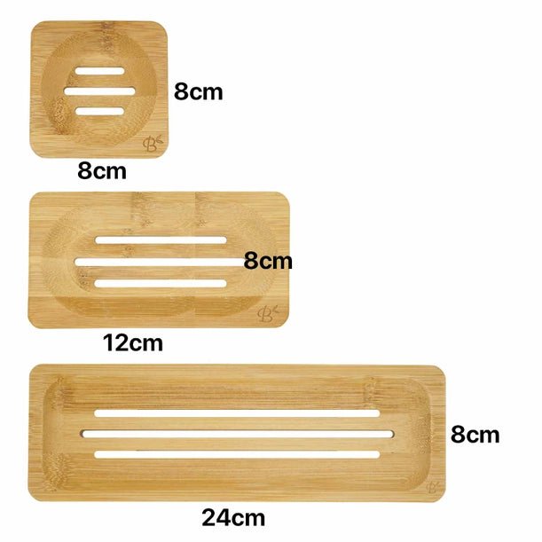 Bamboozy såpeskål i bambus - Velg størrelse - Lev Logisk