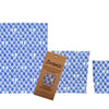 Matposer av bivokspapir 3-pk blå