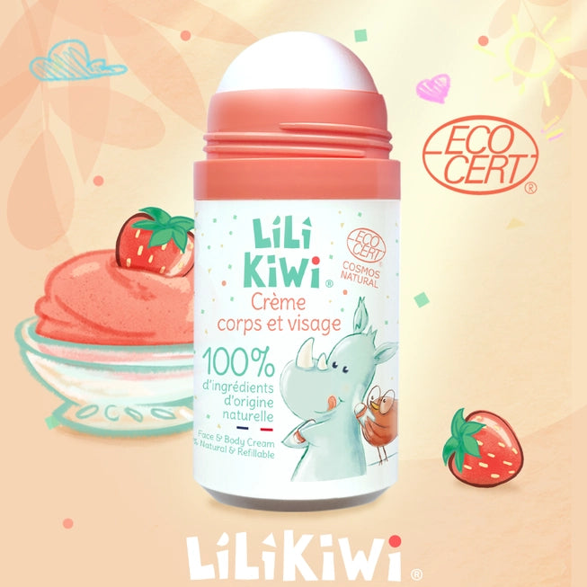 LiliKiwi ansikts- og kroppskrem -Jordbær
