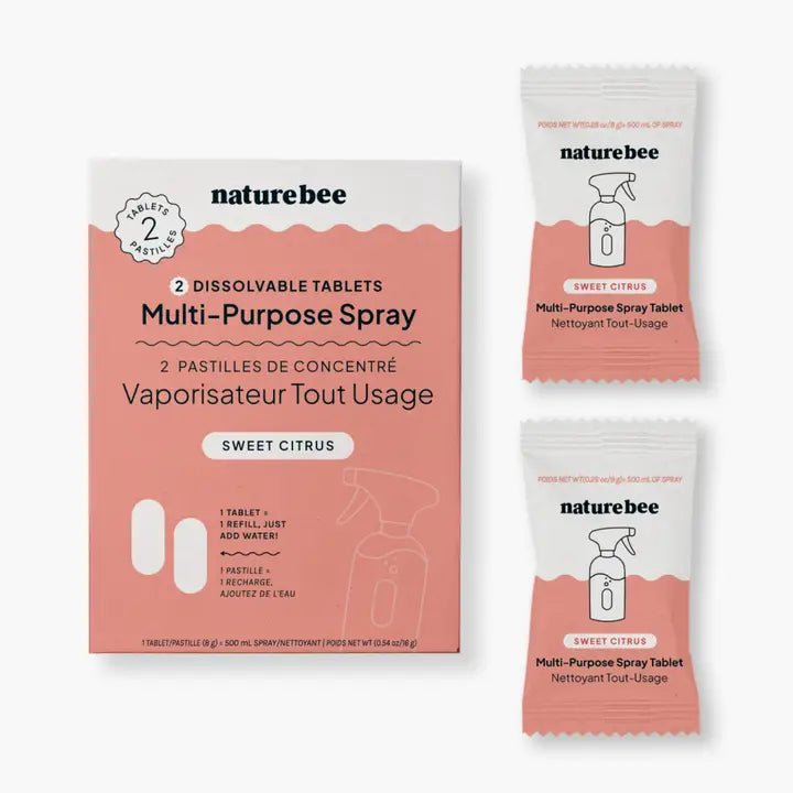 NatureBee REFILL rengjøringstabletter 2 - pk - Lev Logisk