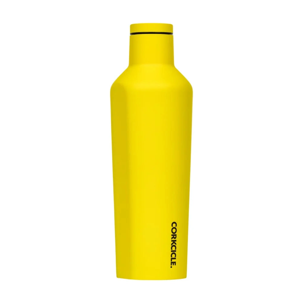 Isolert drikkeflaske i rustfritt stål - Neon yellow 0,5 liter