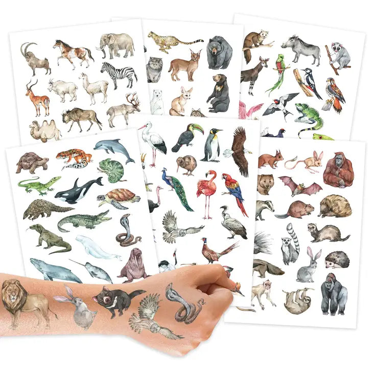 100 stk tatoveringer for barn - velg motiv-