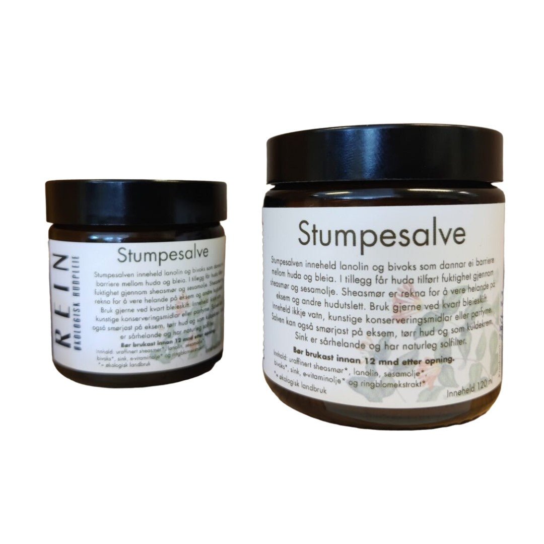 Rein hudpleie Stumpesalve - sink & lanolin - Velg str - Lev Logisk
