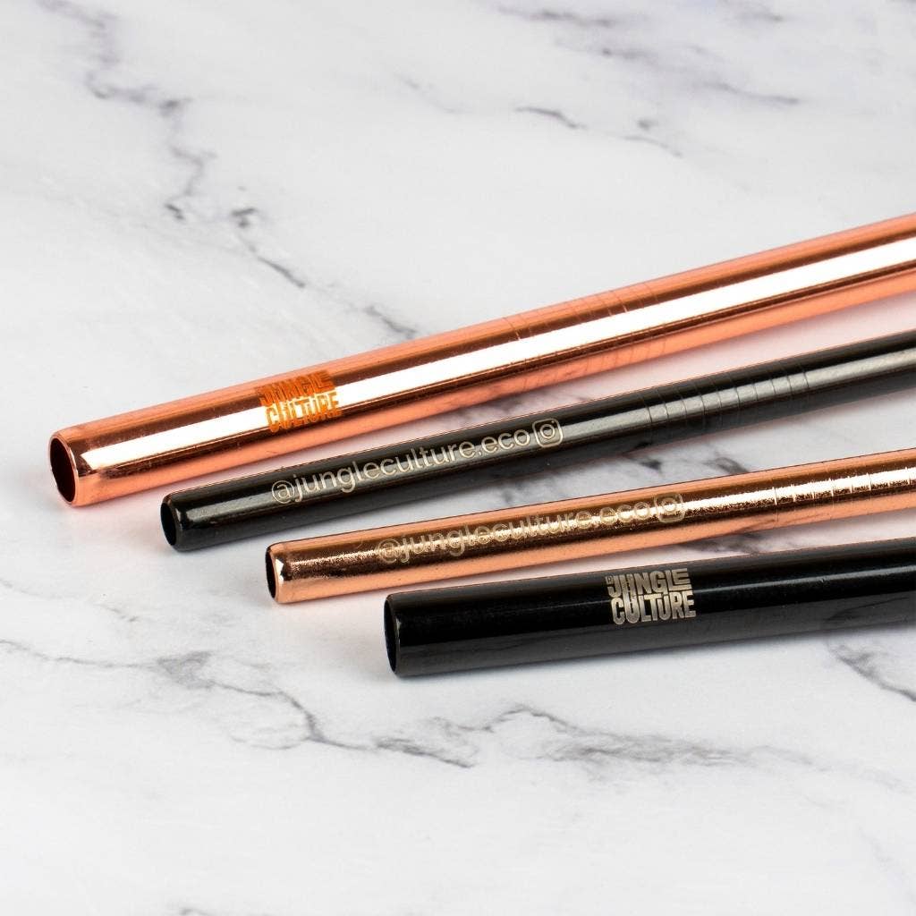 Sugerør i metall - Velg bredde og farge - Lev Logisk