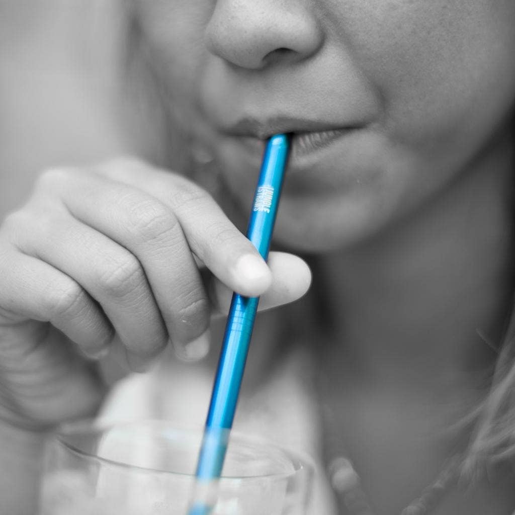 Sugerør i metall - Velg bredde og farge - Lev Logisk