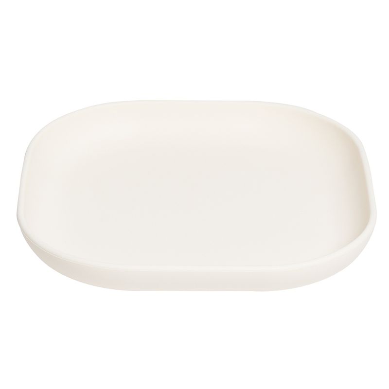 Tallerken i silikon flat fra Lev Logisk