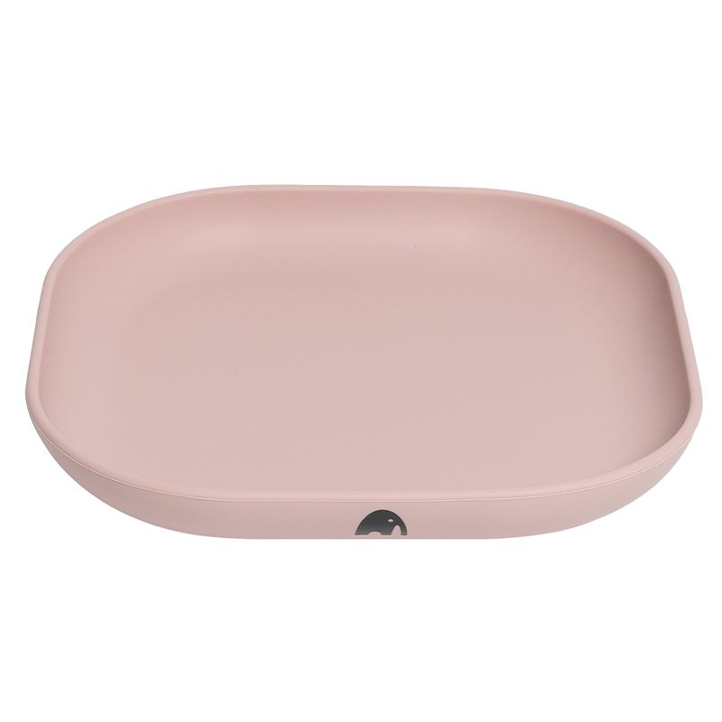 Tallerken i silikon flat fra Lev Logisk