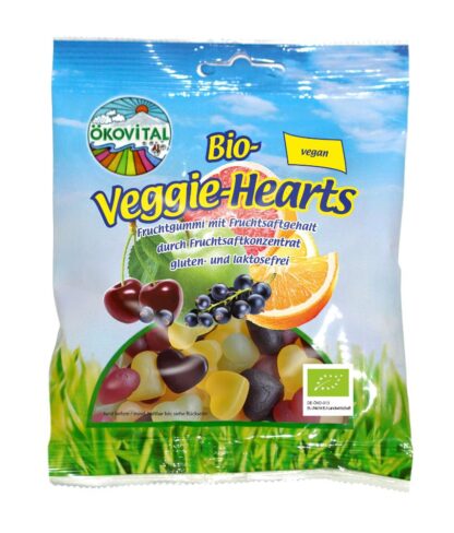 Veggie hearts Økovital 80 g