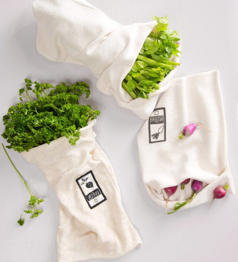 Vejibag fuktighetsbevarende stoffpose til frukt/grønt - Lev Logisk