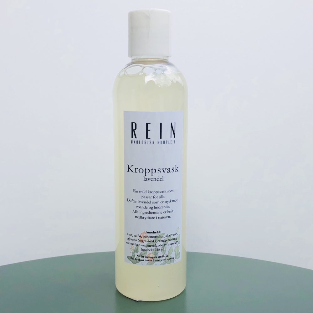 Rein hudpleie kroppsvask lavendel - Velg størrelse - Lev Logisk