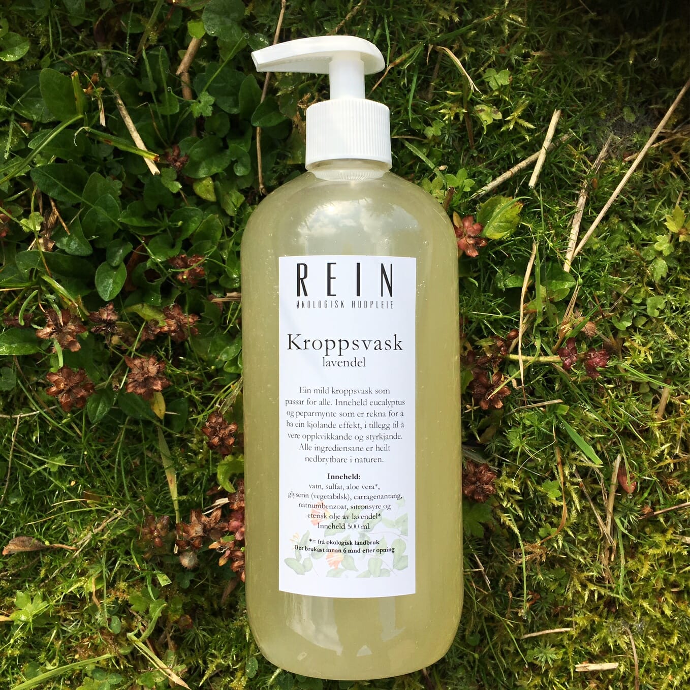 Rein hudpleie kroppsvask lavendel - Velg størrelse - Lev Logisk