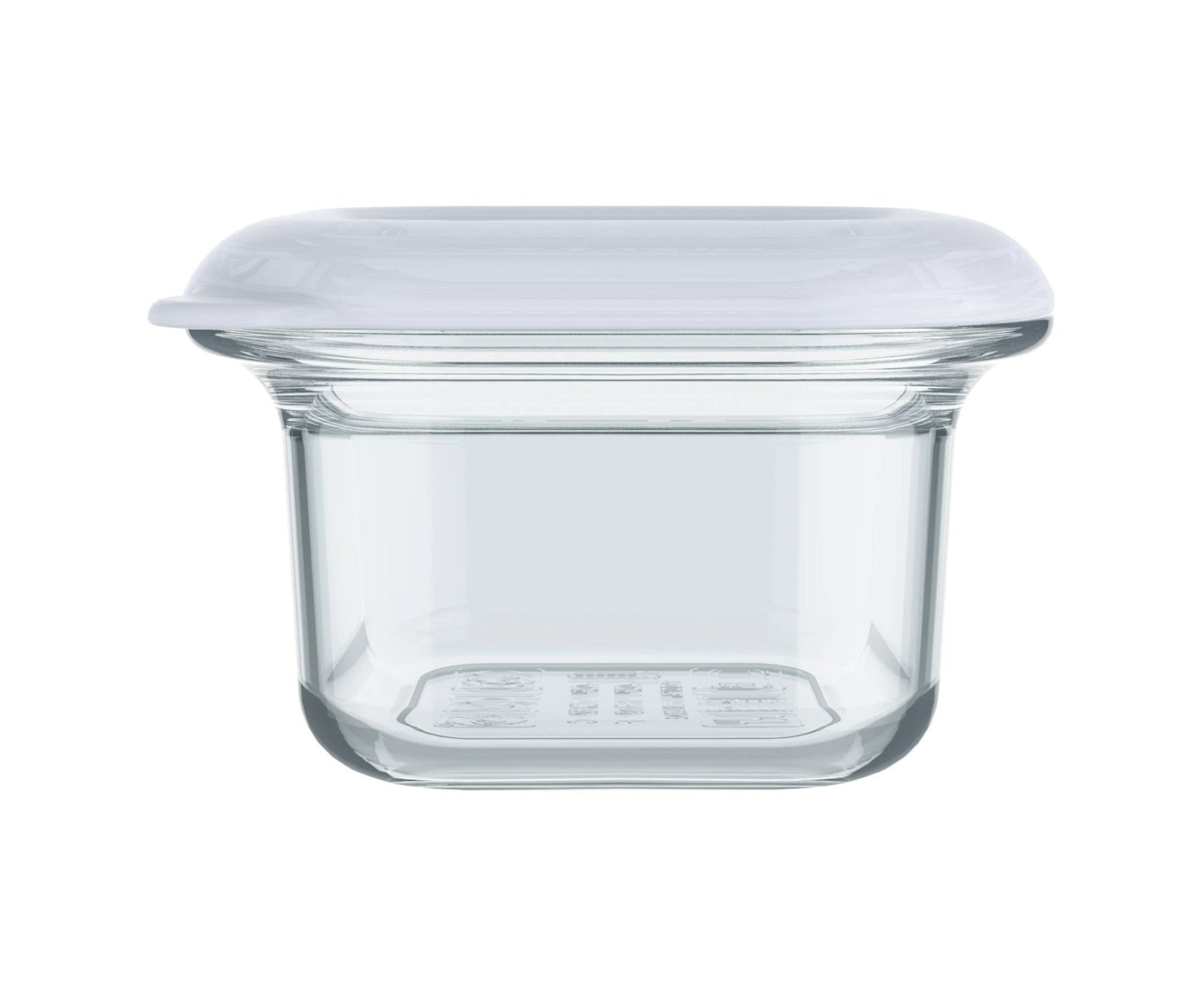 2 - pk 180 ml småbokser i silikon - Clear - Lev Logisk