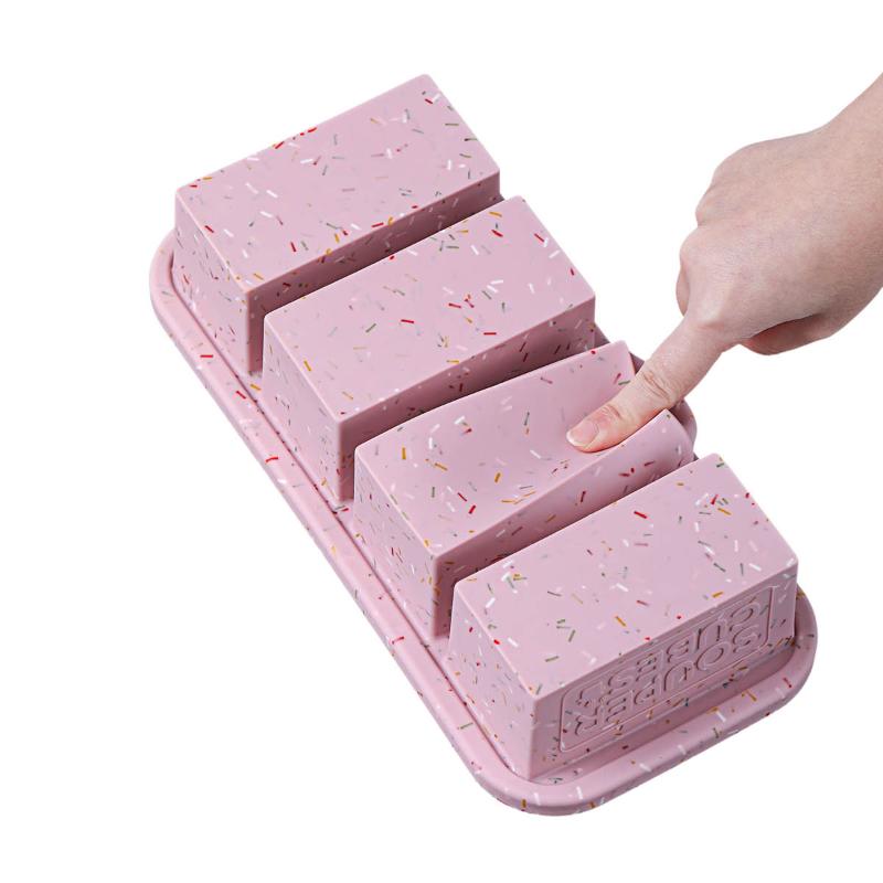 2 - pk Souper cubes silikonform 4 x 250ml Sprinkle edition fra Lev Logisk