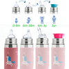 Pura Kiki ISOLERT sippyflaske 260 ml -Unicorn-