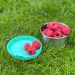 3 - pk Snacksbokser i rustfritt stål - Mini, medium, large - fra Lev Logisk