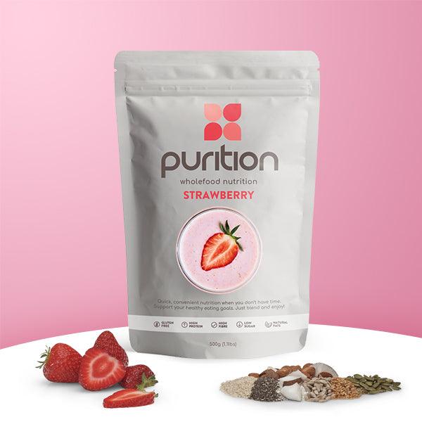 Purition proteinpulver - Jordbær-