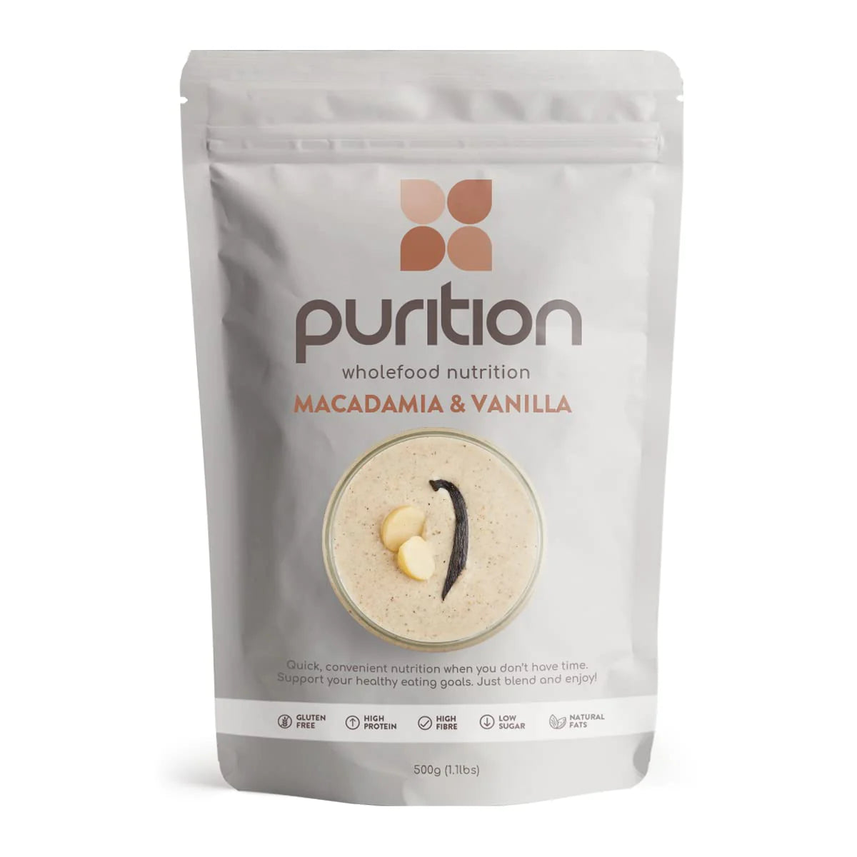 Purition proteinpulver - Macademia & Vanilje-