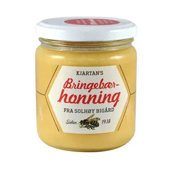 Kjartans bringebærhonning 350 gr