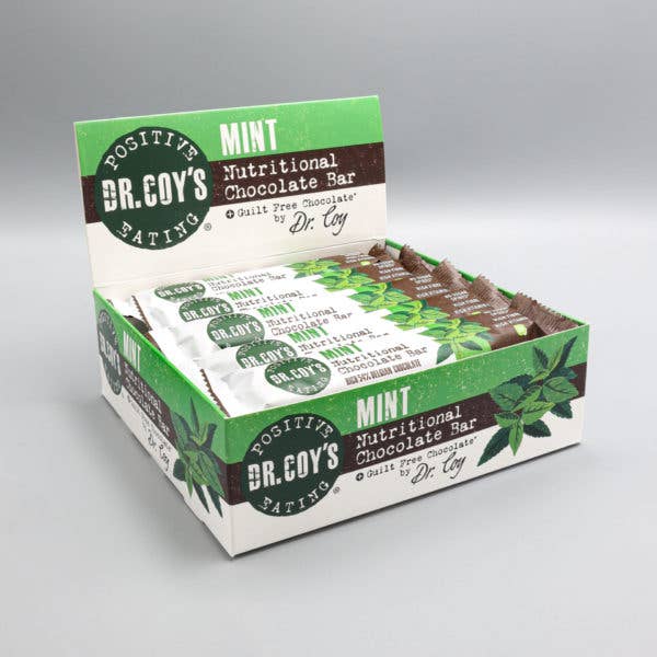 Dr. Coy's Mint sjokoladebar 35g - Lev Logisk