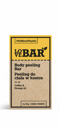 Lovebar -Kroppskrubb - Kaffe & Appelsinolje