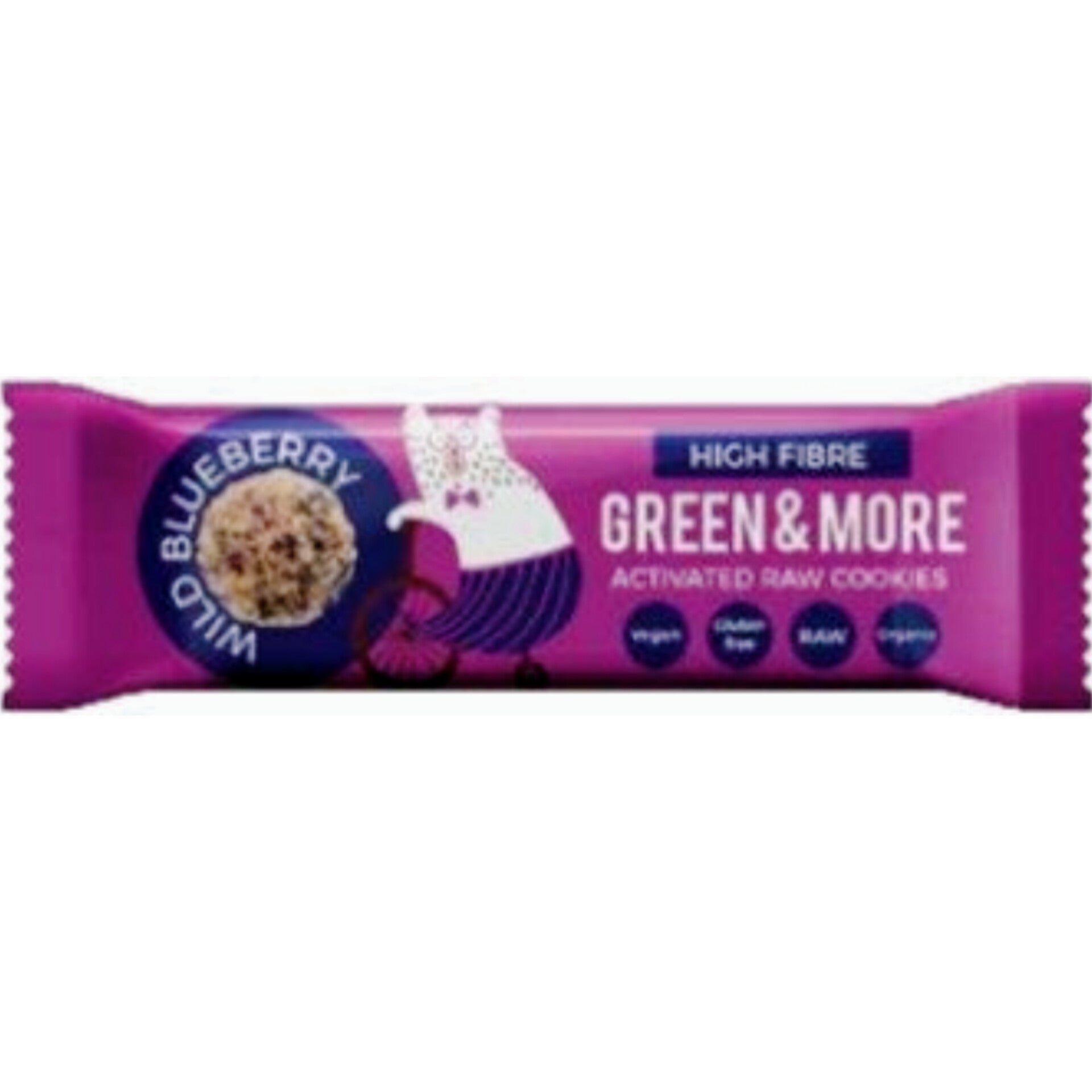Green & more Aktiverte rawkuler -blåbær