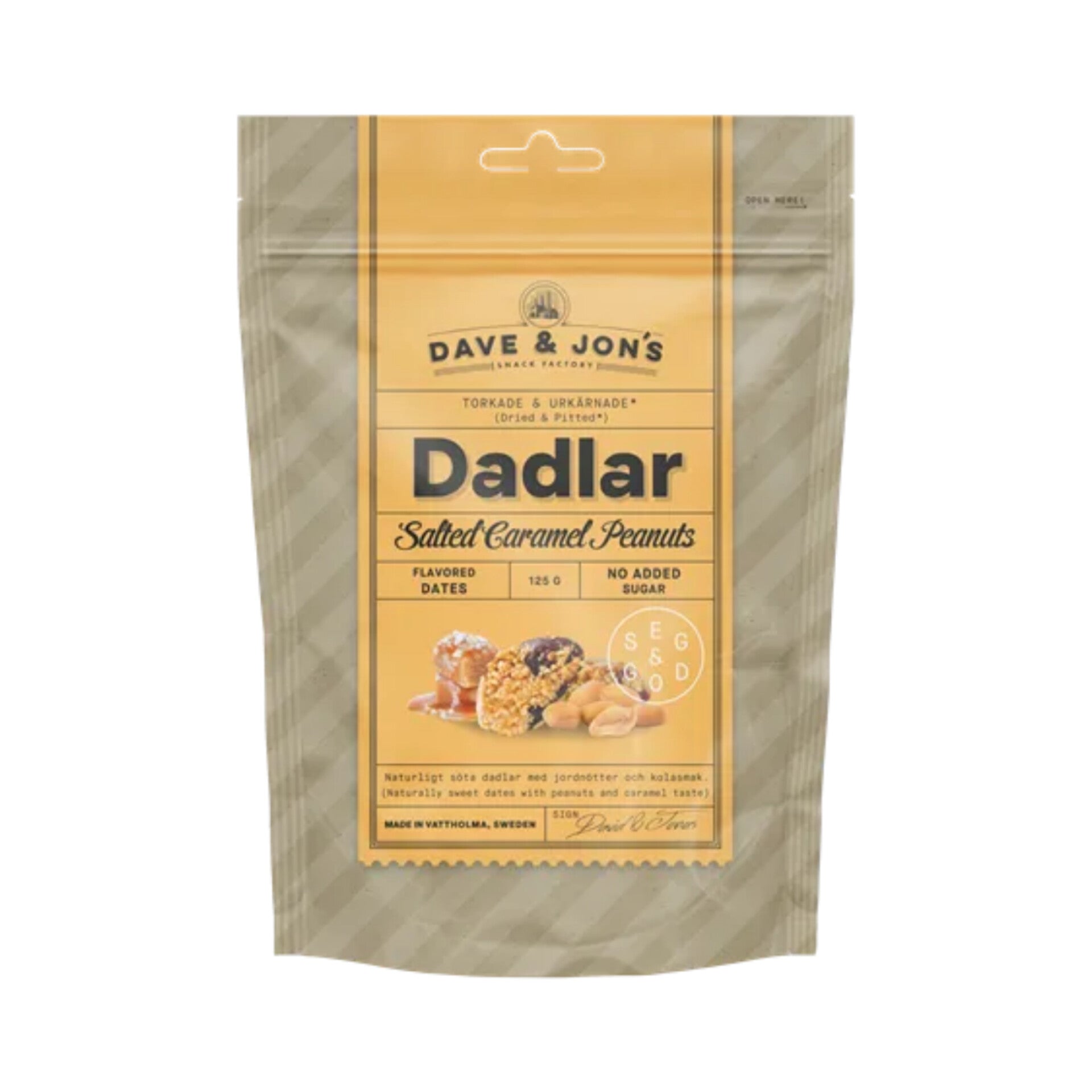 Dave & Jon's Dadler Salted Caramel Peanut 125gr