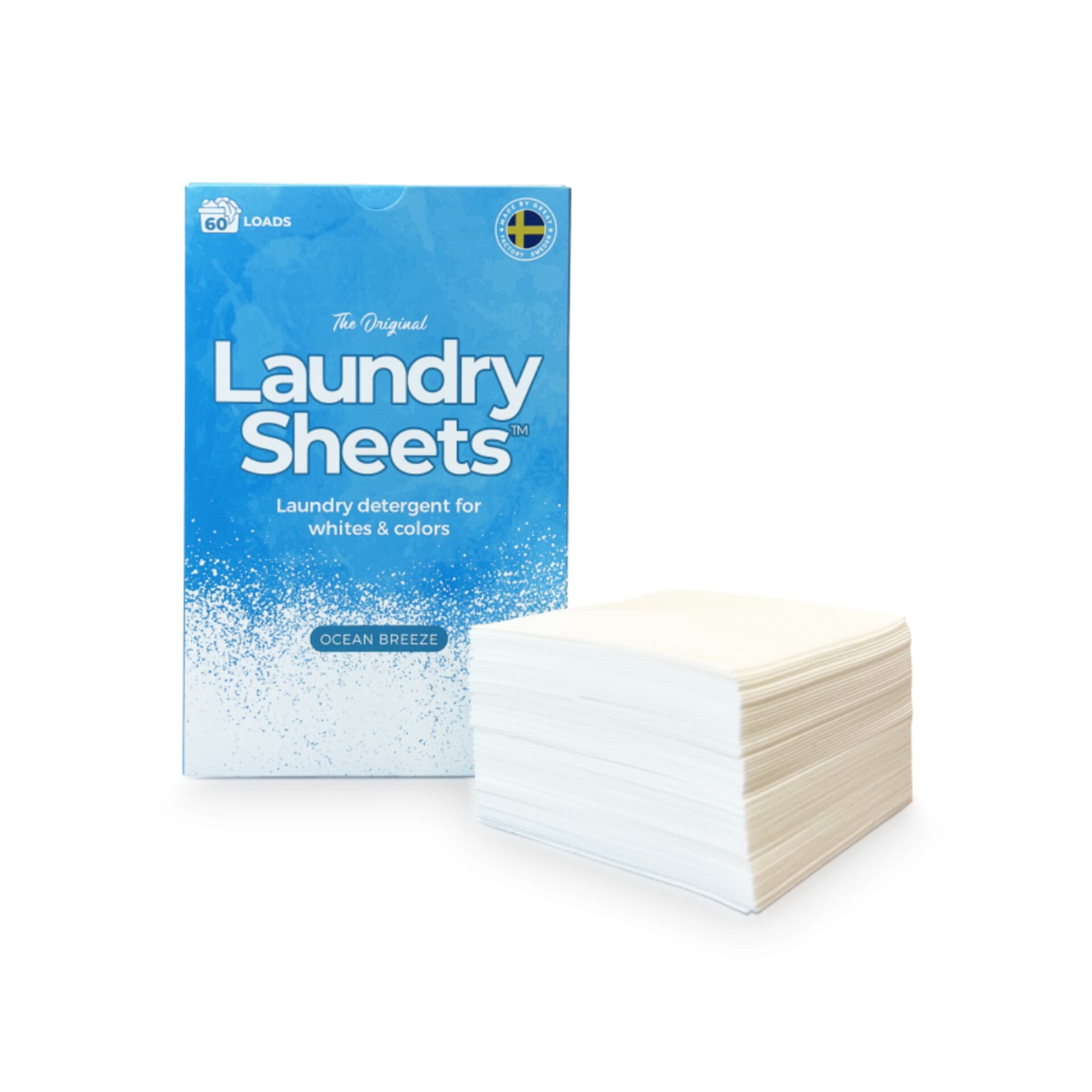 Laundry sheets -OCEAN BREEZE- vaskeark