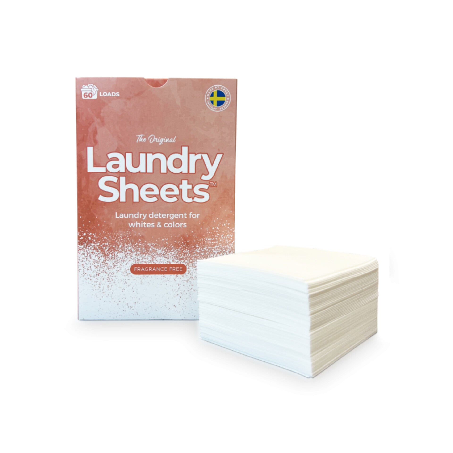 Laundry sheets -duftfrie vaskeark-