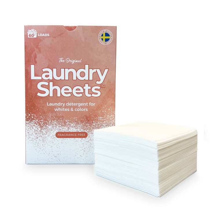 Laundry sheets -duftfrie vaskeark-