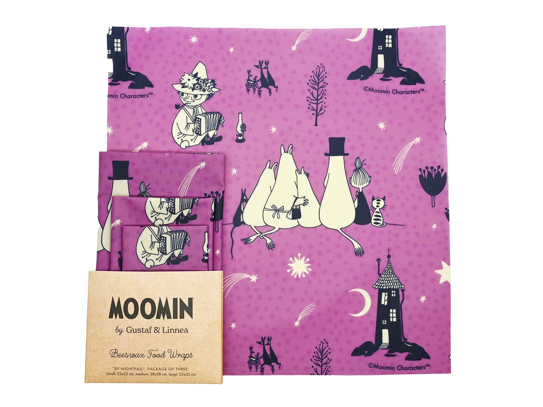 Moomin by G&L- bivoksark "By nightfall" 3 pk