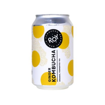 Økologisk Roy Kombucha Ingefær, 0,33 l