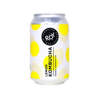 Økologisk Roy Kombucha Sitron, 0,33 l - Lev Logisk