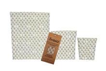Matposer av bivokspapir 3-pk grå