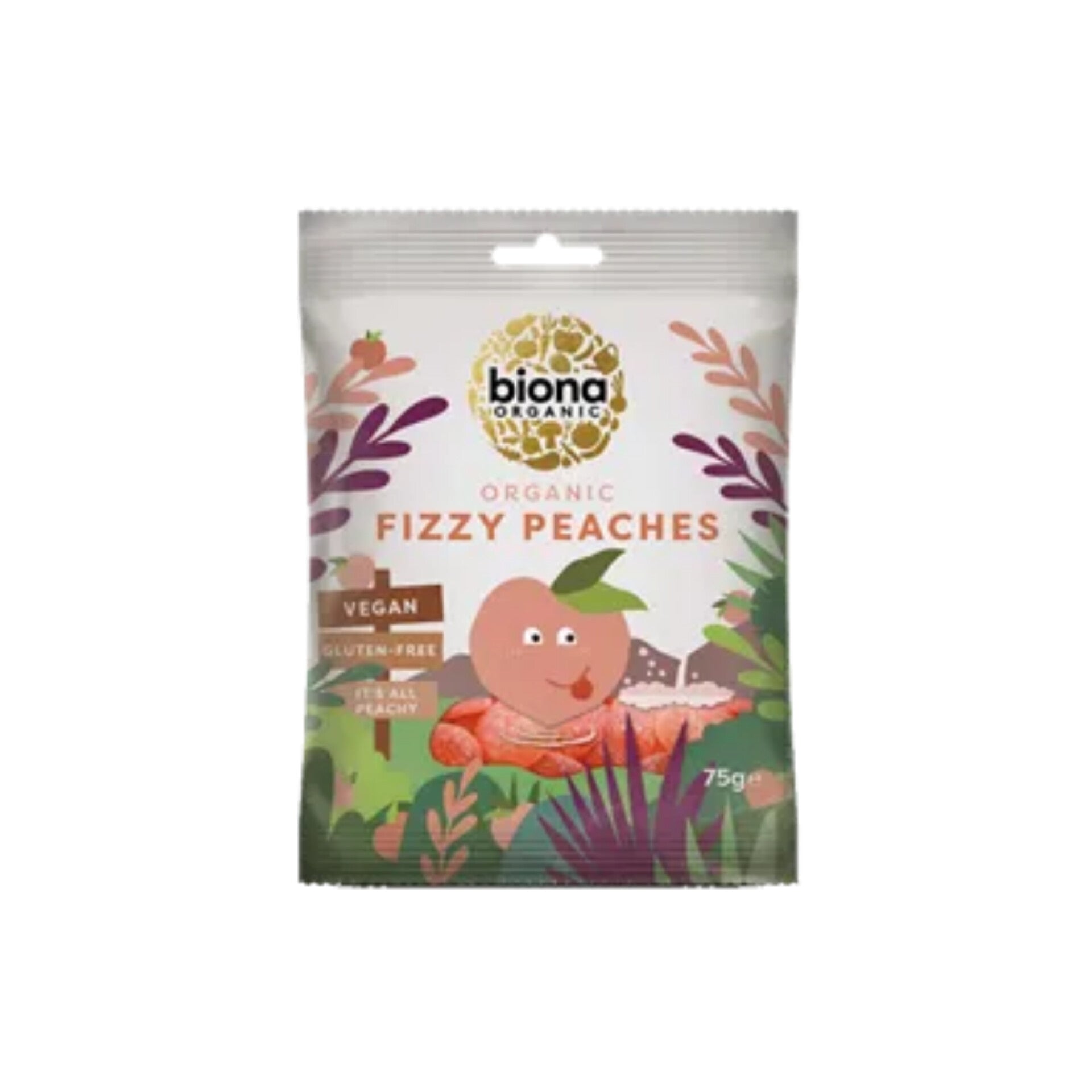 Biona Fizzy peaches - Lev Logisk