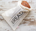 Brødpose økologisk bomull - BREAD - Lev Logisk