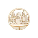 Byggesett i tre – Snømann julepynt | FSC-sertifisert fra Lev Logisk
