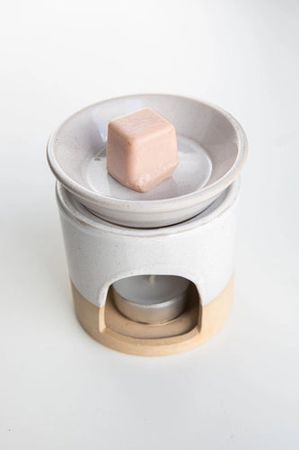 Voks og oljebrenner - Light grey