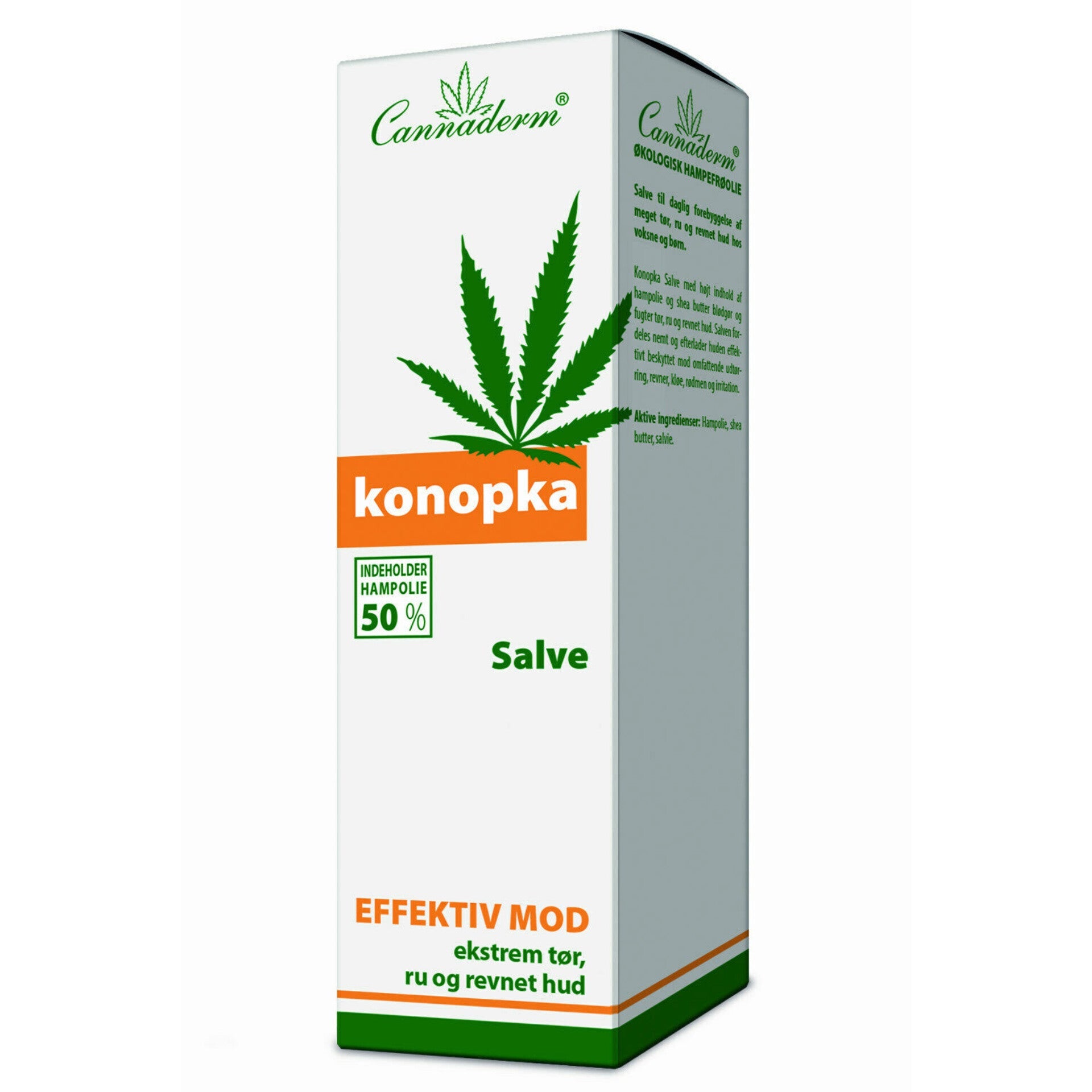 Cannaderm konopka Salve mot ru, kløende og sprukken hud - Lev Logisk
