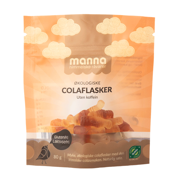 Colaflasker økologisk godteri fra Lev Logisk