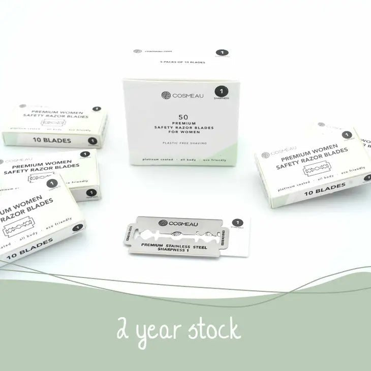 Cosmeau barberblader 50 stk - Lev Logisk