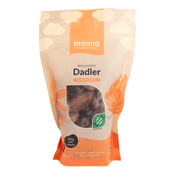 Dadler u/stein MINDRE POSE 250 g økologisk fra Lev Logisk