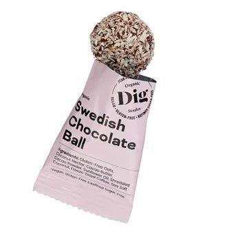 Dig Get Raw Swedish Chocolate Ball 25 gr fra Lev Logisk