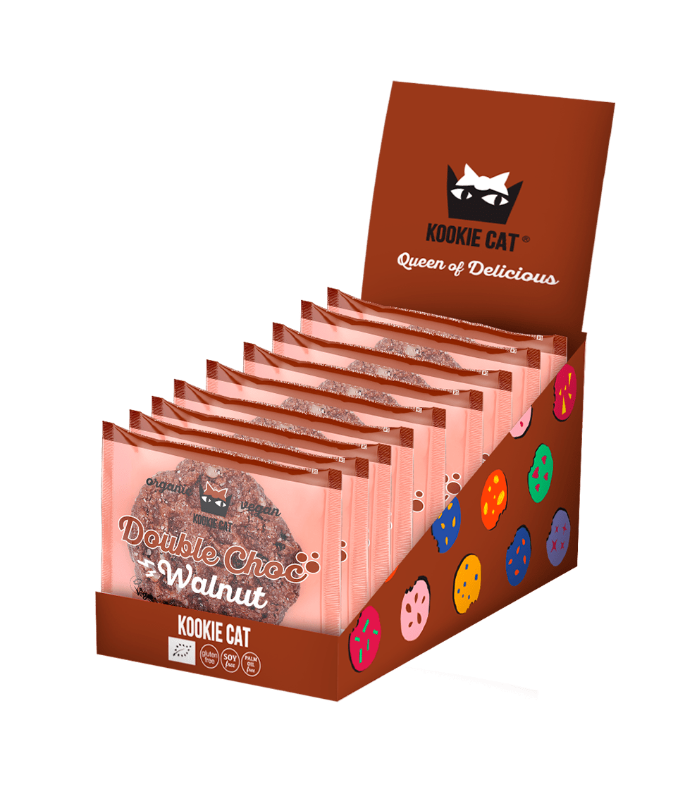 Dobbel sjokolade og valnøtt Cookie fra Lev Logisk