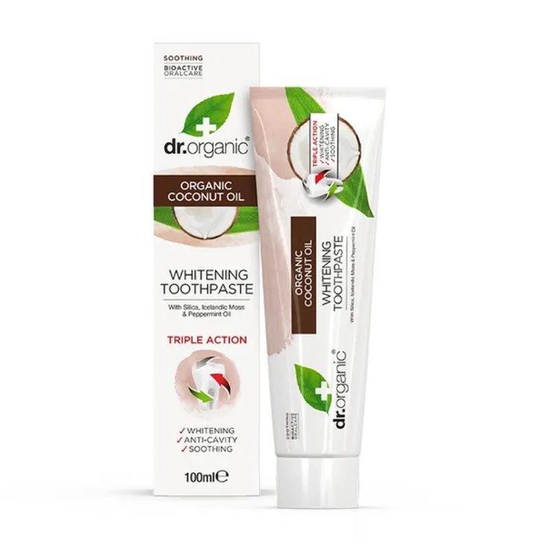 Dr. Organic coconut oil toothpaste 100 ml - Lev Logisk