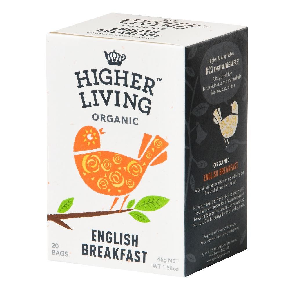 English breakfast tea Higher Living - Lev Logisk
