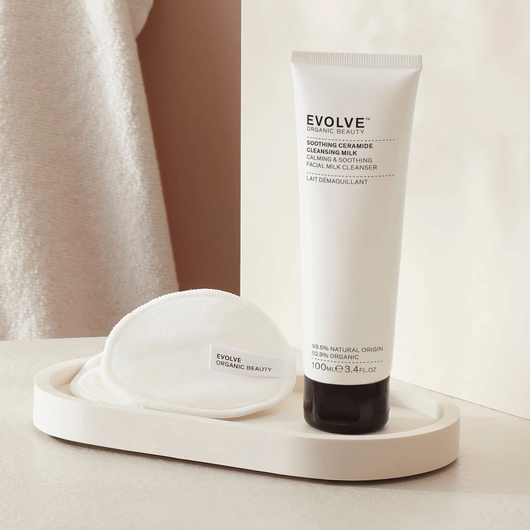 Evolve Soothing Ceramide Cleansing Milk 100ml fra Lev Logisk