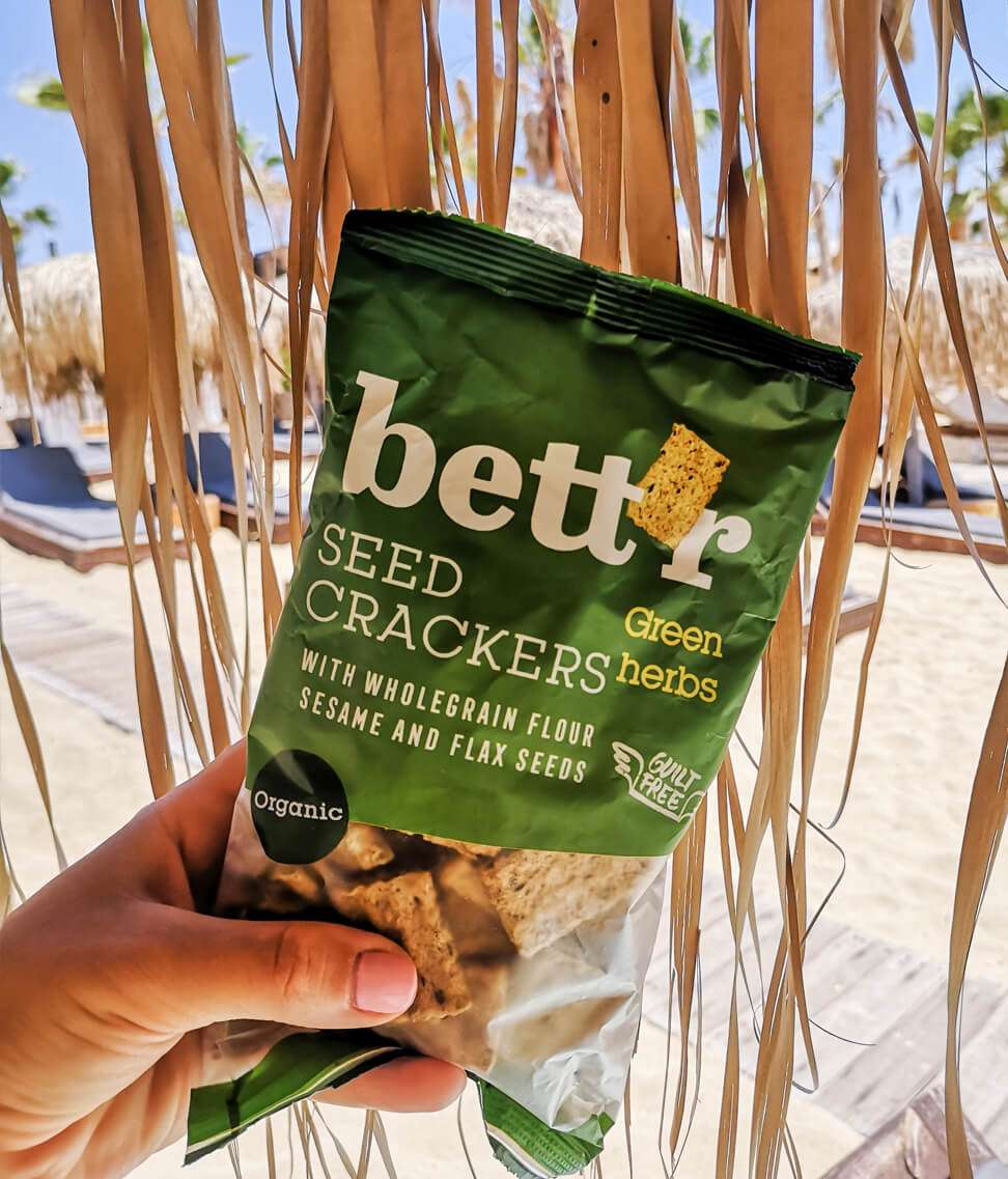 Frøkjeks med grønne urter 150g fra Lev Logisk