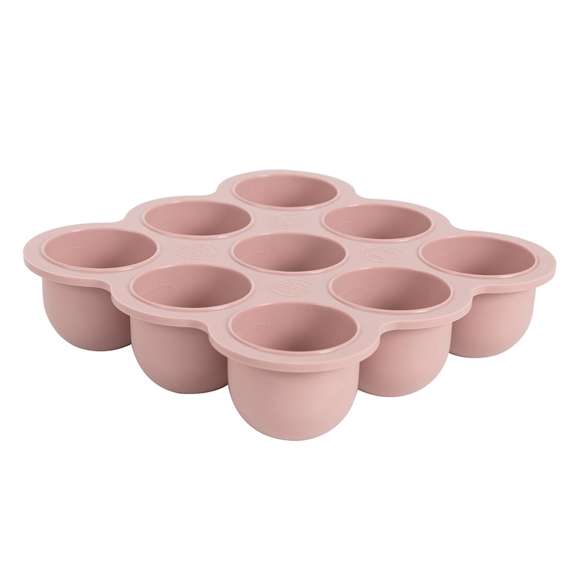 Fryse & stekeform i silikon - Pale pink - Lev Logisk